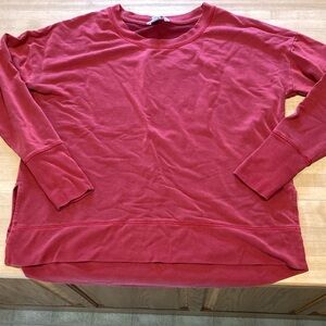 Athleta Cherry Red Pullover